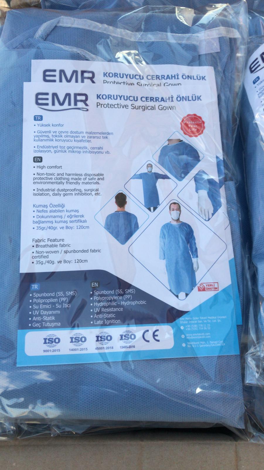 Χειρουργική ρόμπα 40gr (μιας χρήσης)